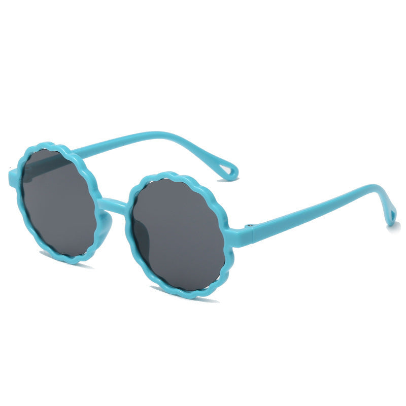 Al por mayor 2023 nuevas gafas de sol de marco redondo para niños